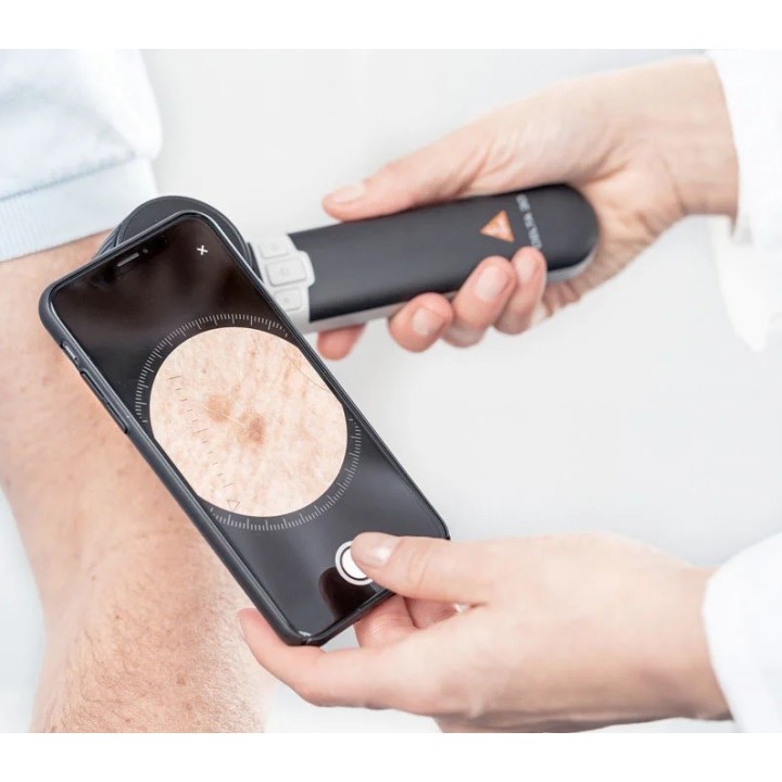 application exclusive HEINE DERM