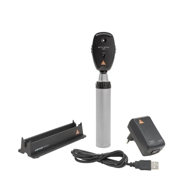 Kit de Ophtalmoscope HEINE BETA 200S LED rechargeable