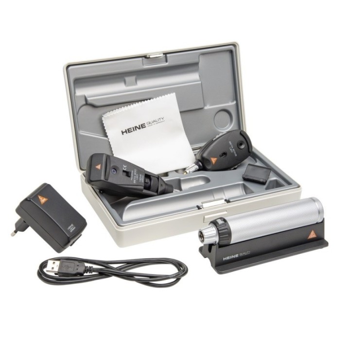 Ensemble ophtalmique HEINE BETA 200 LED avec poignée rechargeable