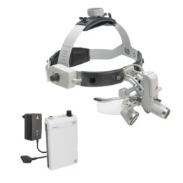 Lampe frontale HEINE ML4 LED Kit 1 avec Loupes HR 2.5x / 340 mm