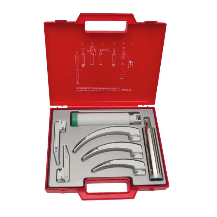 Trousse d’urgence HEINE XP avec lames XP à usage unique
