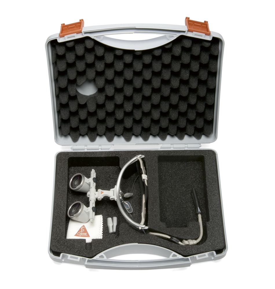 Loupes Binoculaires HEINE HR 2.5x sur SFRAME Grossissement et Distance