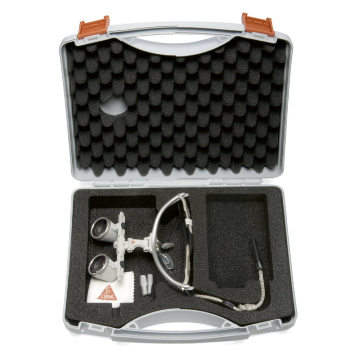 Loupes Binoculaires HEINE HR 2.5x sur S-FRAME