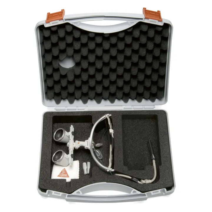 Loupes Binoculaires HEINE HR 2.5x sur S-FRAME