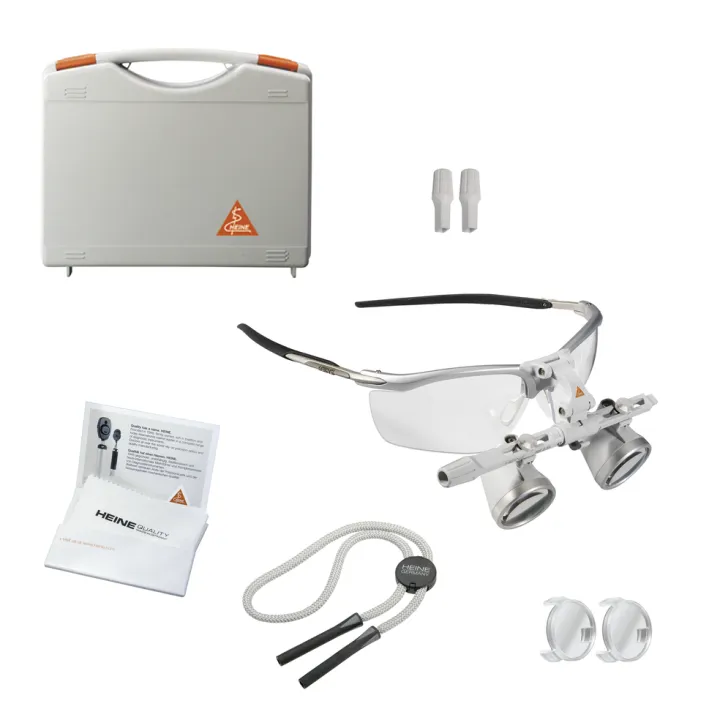 Loupes Binoculaires HEINE HR 2.5x sur S-FRAME