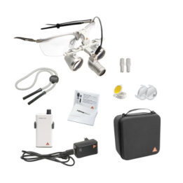 Lampe frontale HEINE LoupeLight 2 LED avec loupes HR 2.5x 520 mm