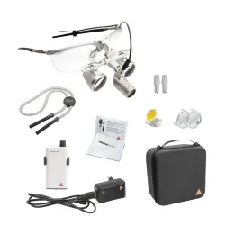 Lampe frontale HEINE LoupeLight 2 LED avec loupes HR 2.5x 520 mm