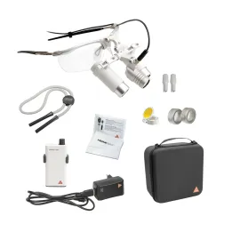 Lampe frontale HEINE LoupeLight 2 LED avec Loupes HRP 3,5x