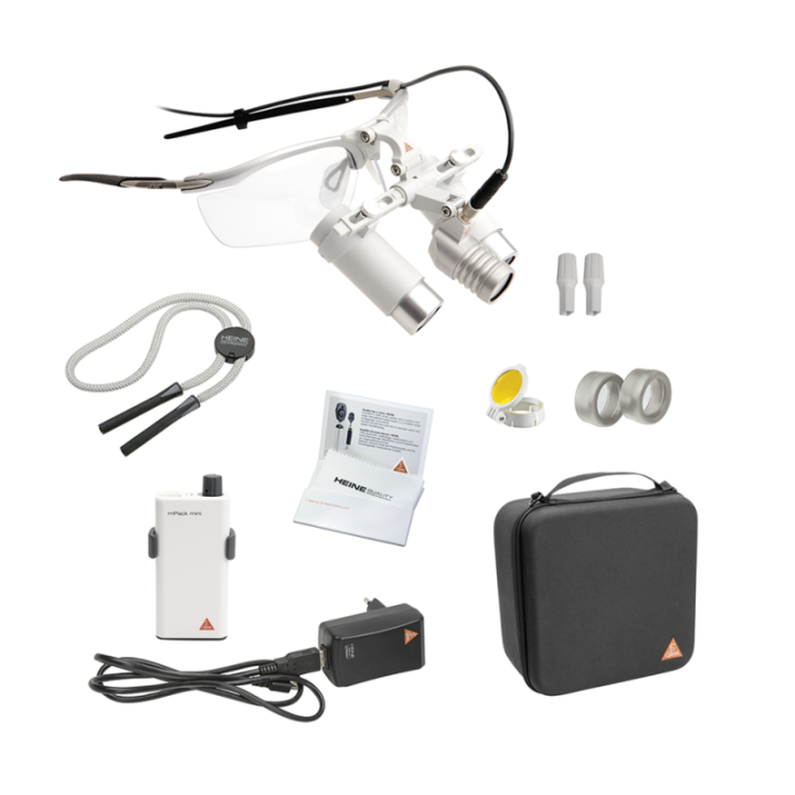 Lampe frontale HEINE LoupeLight 2 avec Loupes HRP 4x