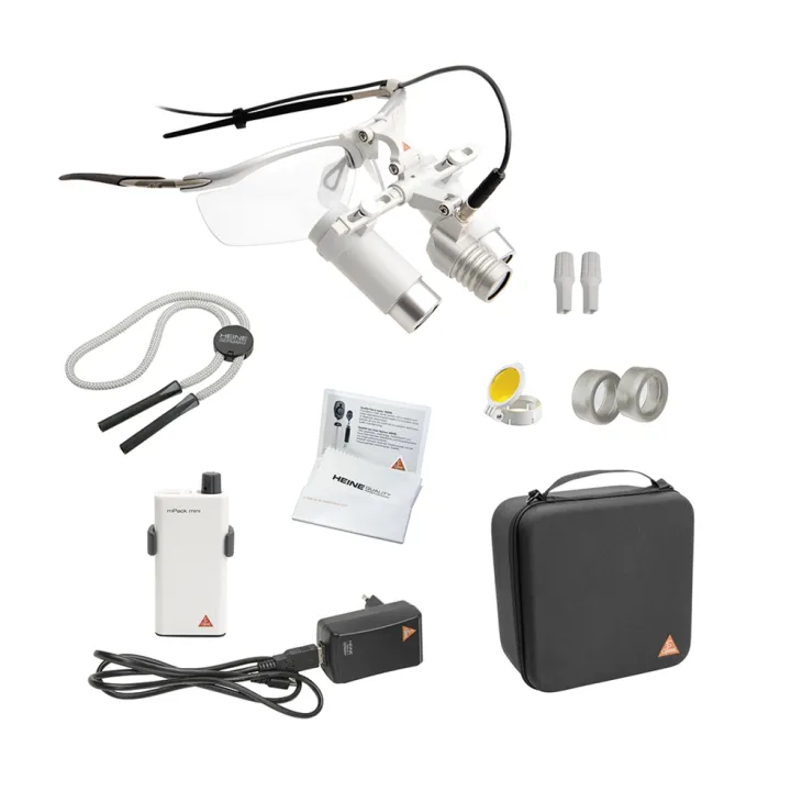 Lampe frontale HEINE LoupeLight 2 avec Loupes HRP 4x