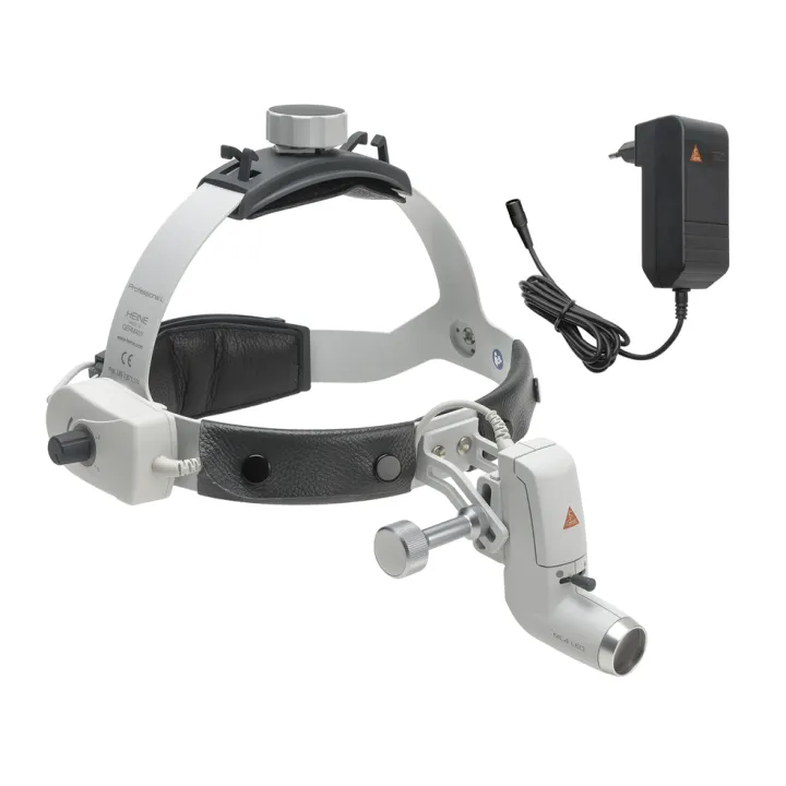 Lampe frontale HEINE ML4 LED avec Transformateur à fiche