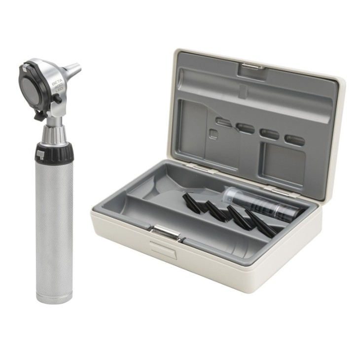 Otoscope HEINE BETA 400 LED F.O. avec poignée à piles