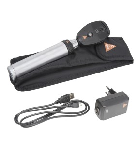 Ophtalmoscope HEINE K180 LED avec poignée rechargeable