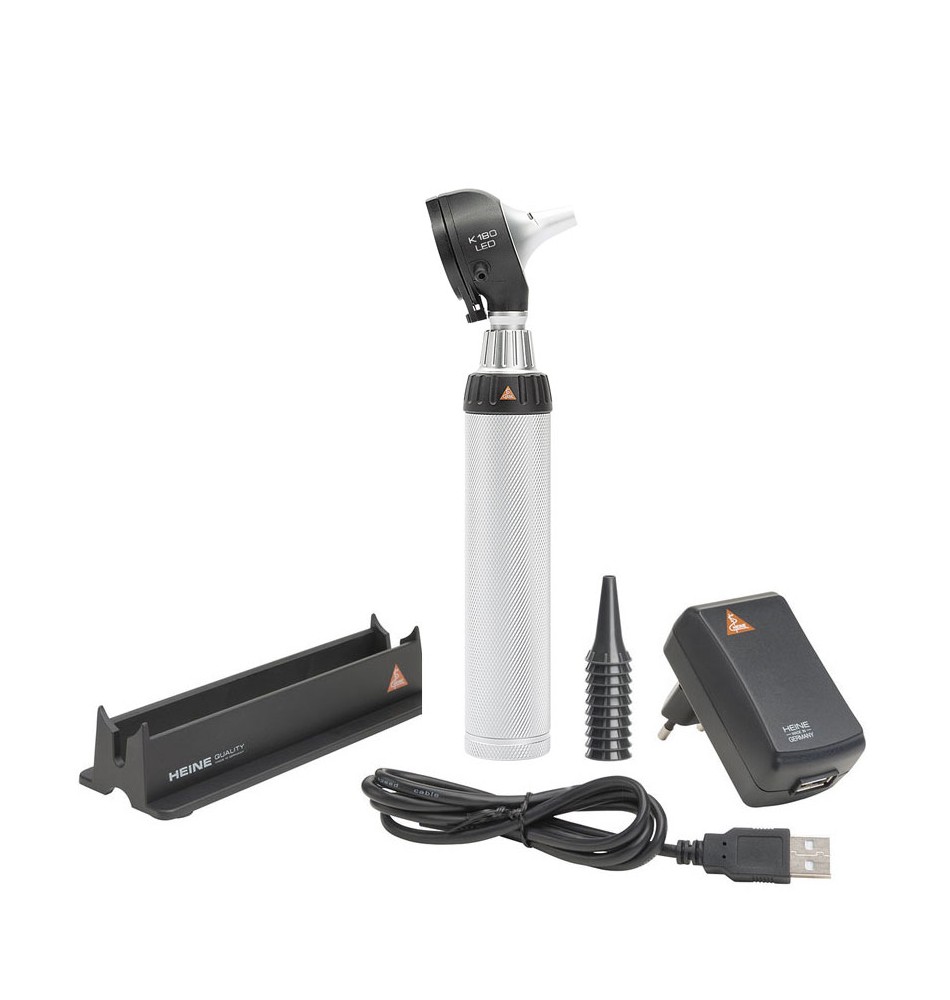 Otoscope HEINE K180 LED avec poignée rechargeable