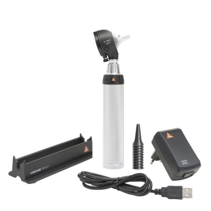 Otoscope HEINE K180 LED avec poignée rechargeable