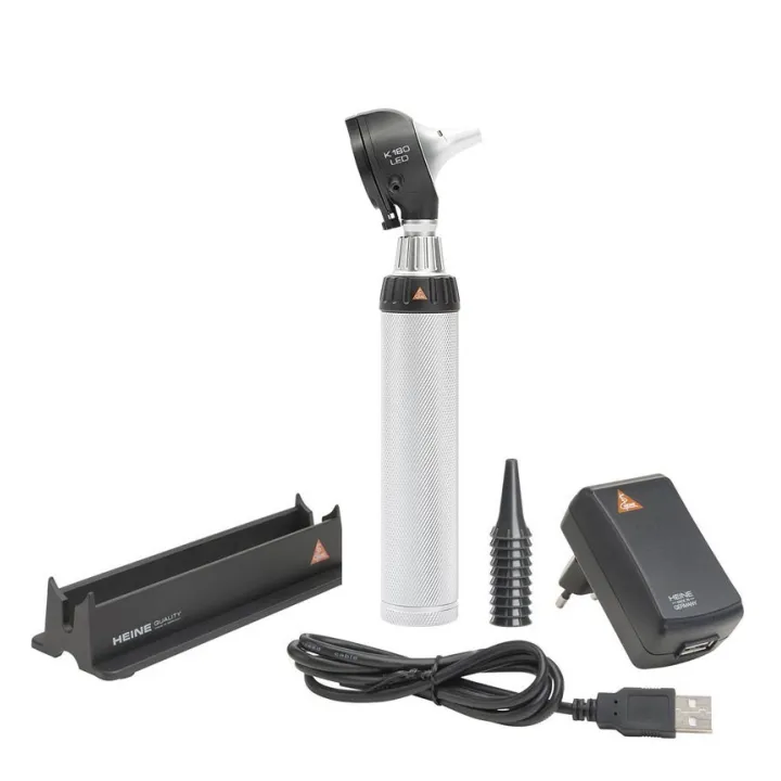Otoscope HEINE K180 LED avec poignée rechargeable