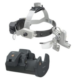 HEINE ML4 LED Kits avec Loupes HR 2.5x et S-GUARD, chargeur mural et mPack pour bandeau