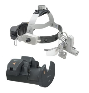 HEINE ML4 LED Kits avec Loupes HR 2.5x et S-GUARD, chargeur mural et mPack pour bandeau