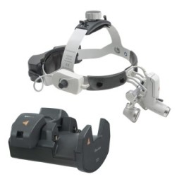 HEINE ML4 LED Kits avec Loupes HR 2.5x, chargeur mural et mPack pour bandeau