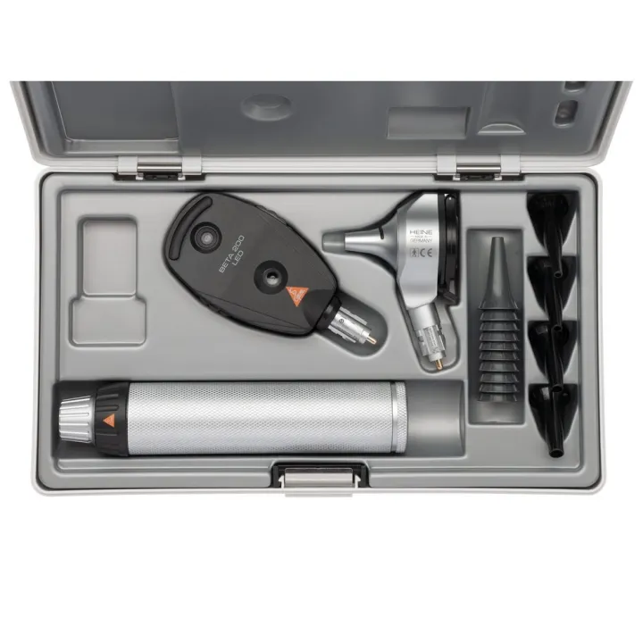 Set de diagnostic avec poignée à piles HEINE BETA 400 LED