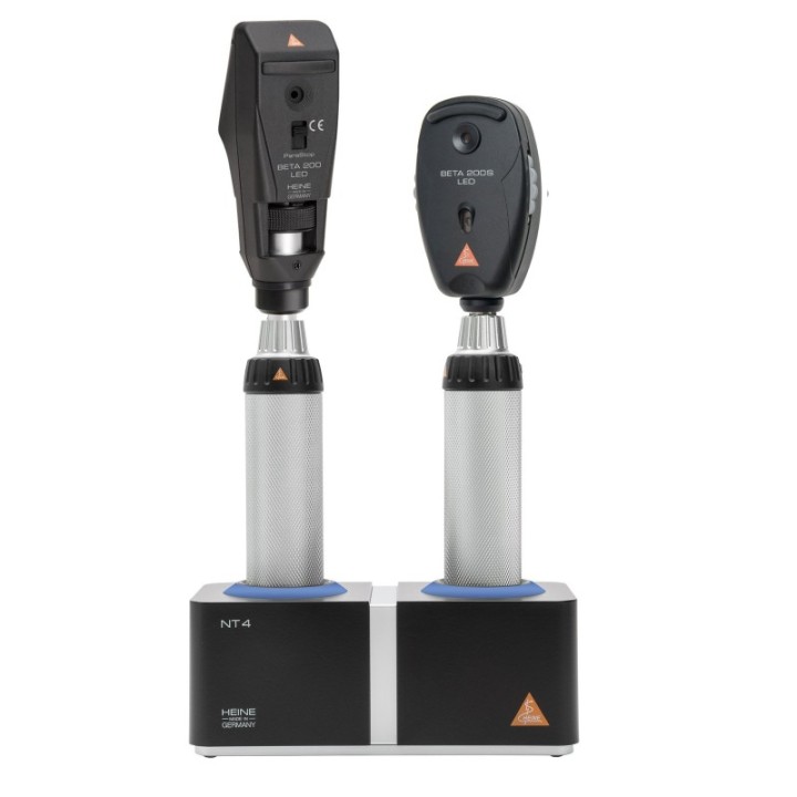 Set de diagnostic ophtalmique HEINE BETA 200S LED avec chargeur de table