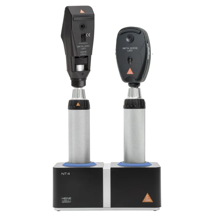 Set de diagnostic ophtalmique HEINE BETA 200S LED avec chargeur de table