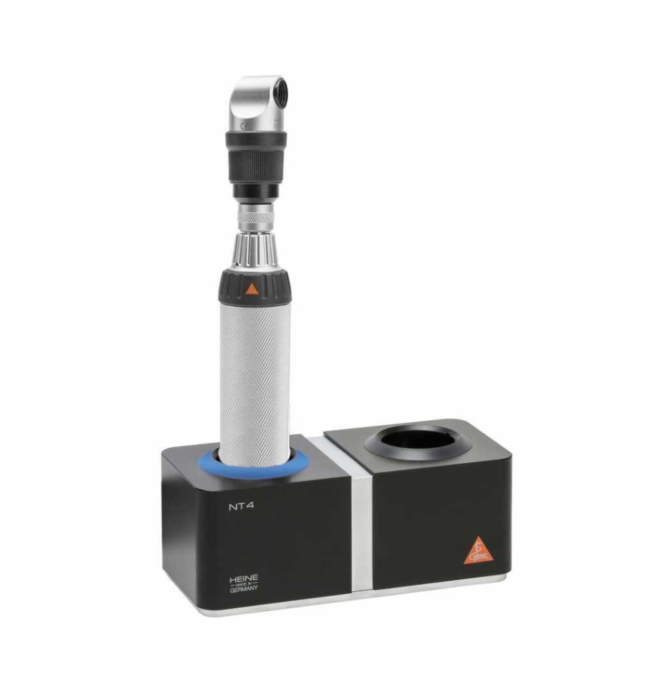 Lampe d’examen ophtalmologique HEINE Kit 2 avec chargeur de table