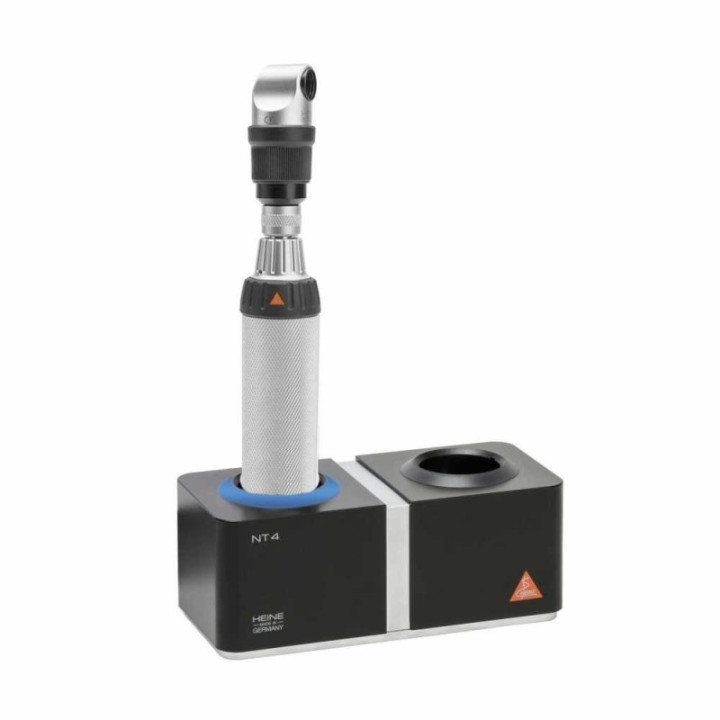 Lampe d’examen ophtalmologique HEINE Kit 2 avec chargeur de table