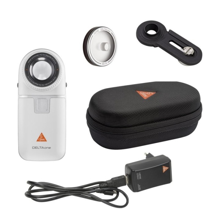 Set Dermatoscope HEINE DELTAone white edition