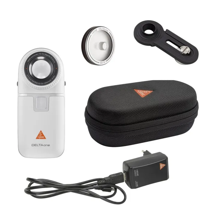 Set Dermatoscope HEINE DELTAone white edition