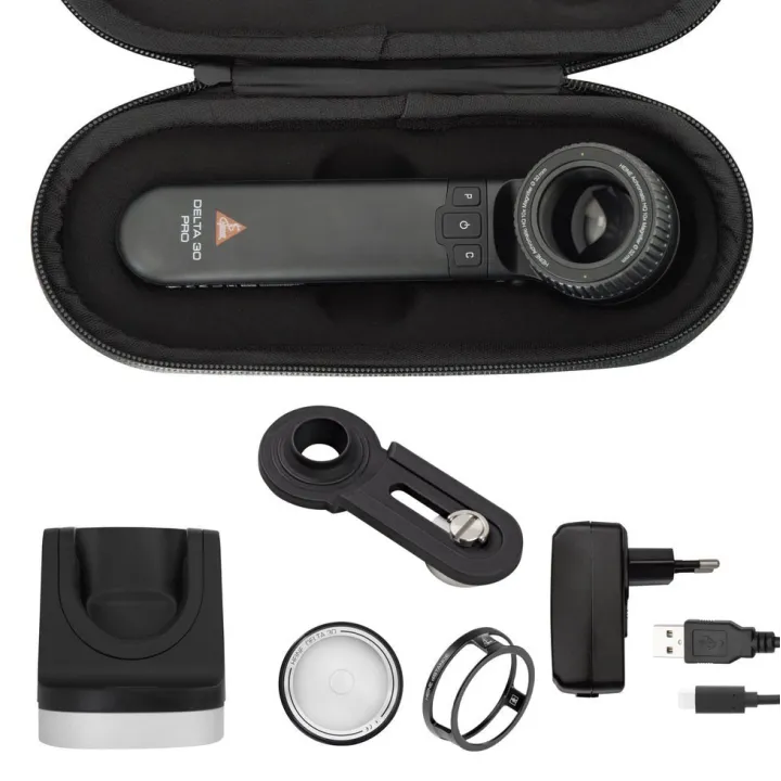 Dermatoscope HEINE DELTA 30 PRO Set avec accessoires