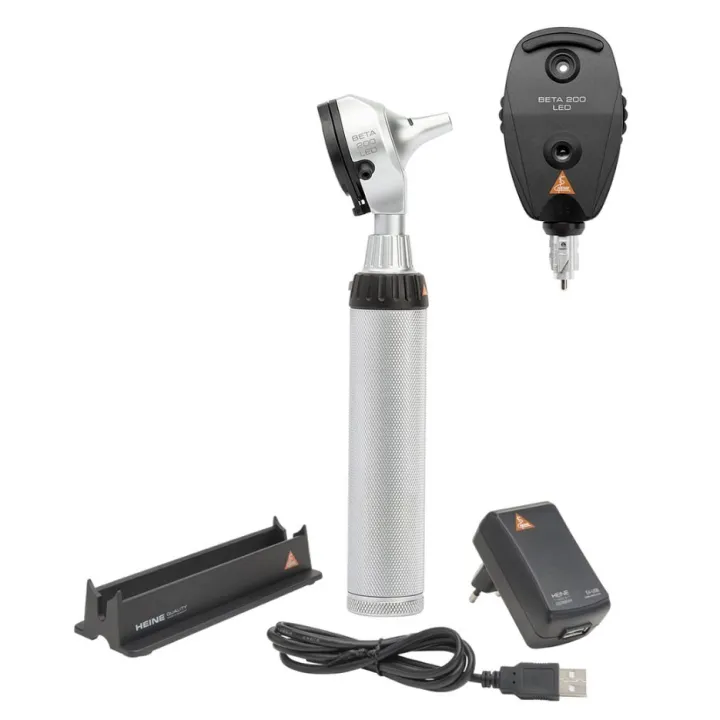 Set de diagnostic HEINE BETA 200 LED avec poignée rechargeable