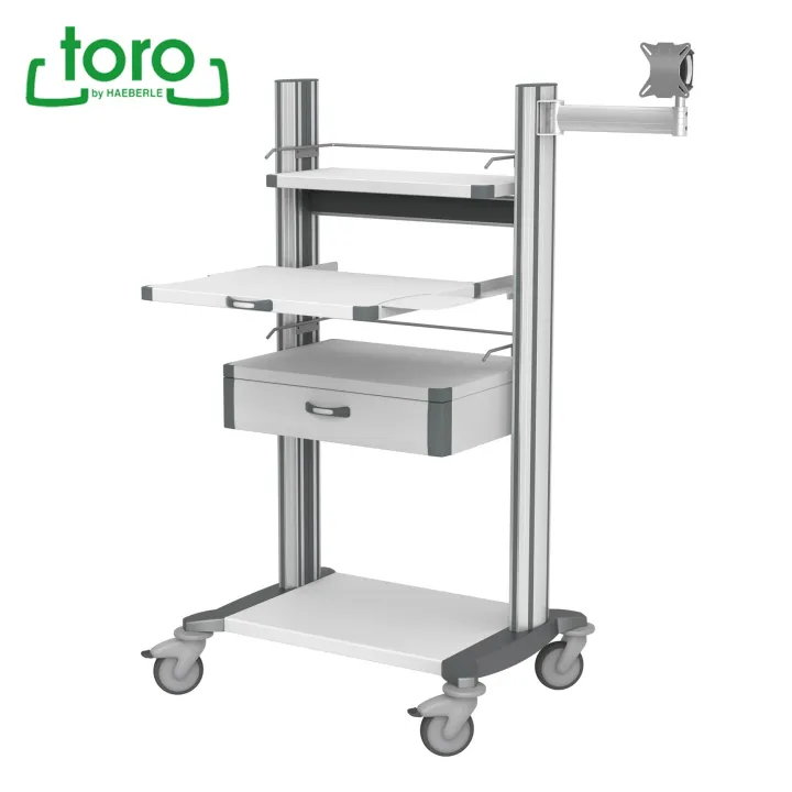 HAEBERLE toro chariot informatique médical 4 (63 cm)