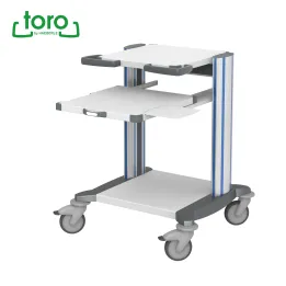 HAEBERLE toro 2 – Chariot informatique médical (63 cm)