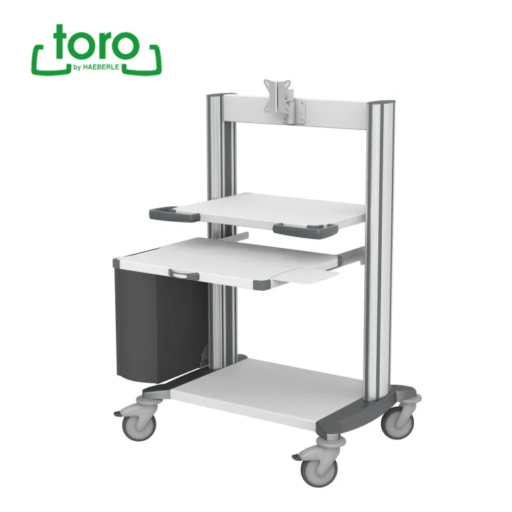 HAEBERLE toro 1 – Chariot informatique médical (45 cm)