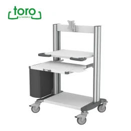 Chariot informatique médical HAEBERLE toro 1 (63 cm)