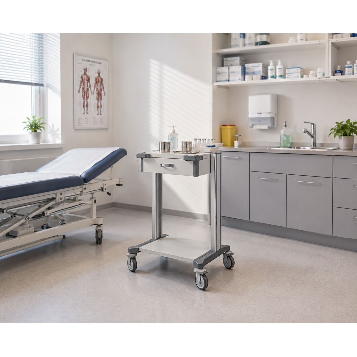 HAEBERLE toro – Chariot médical pour les soins quotidiens (45 cm)
