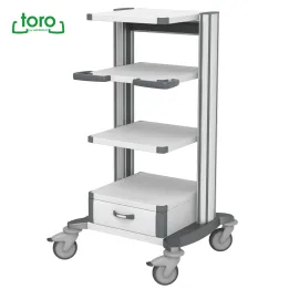HAEBERLE toro – Chariot médical à 4 surfaces de travail (45 cm)
