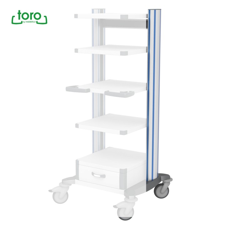 HAEBERLE Profilés porteurs, toro, gris/bleu variable heights 1340–1820 mm