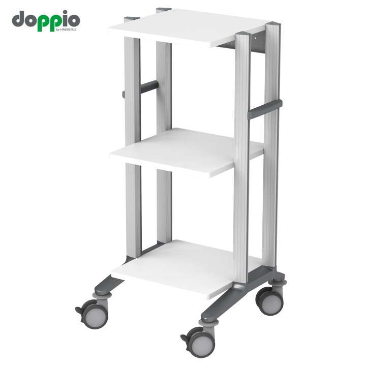 HAEBERLE doppio – Chariot médical à 3 surfaces de travail 45 cm