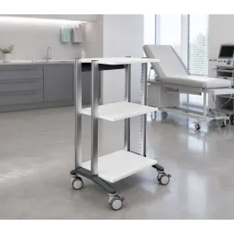 HAEBERLE doppio – Chariot médical à 3 surfaces de travail 60 cm