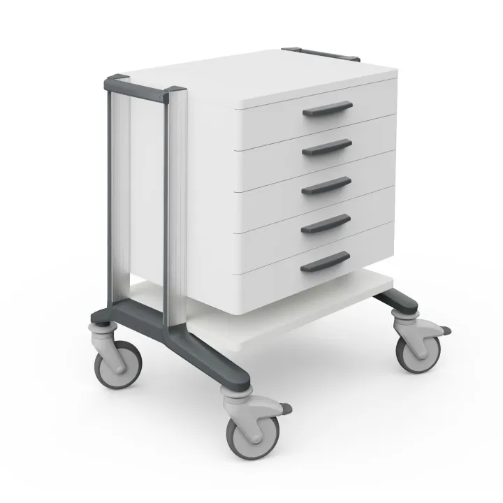 HAEBERLE doppio – Chariot médical à tiroirs 60 cm