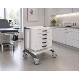 HAEBERLE doppio – Chariot médical à tiroirs 60 cm