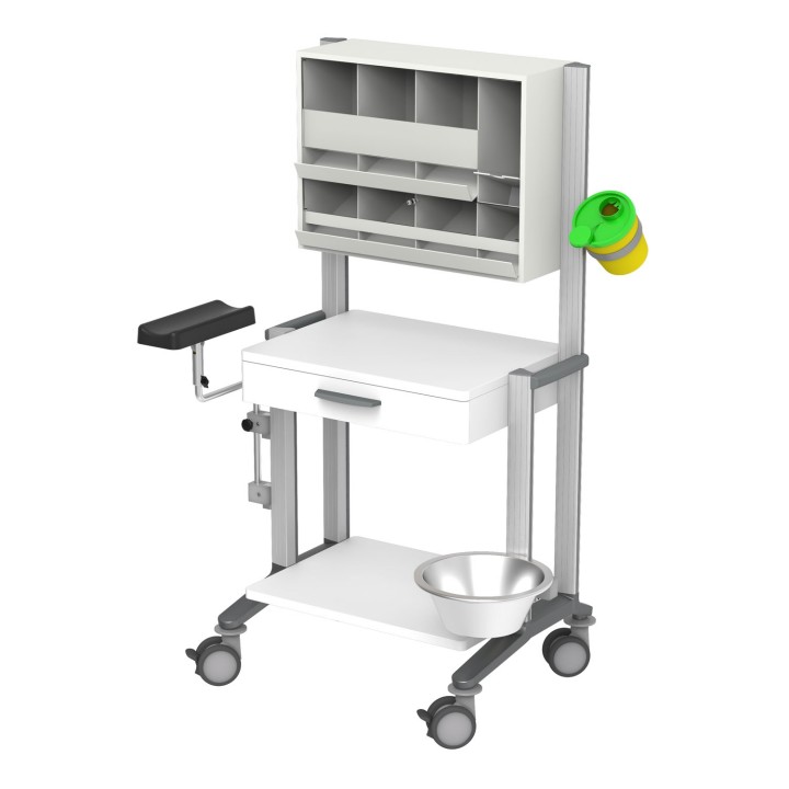 HAEBERLE doppio – Station mobile pour prélèvements et injections