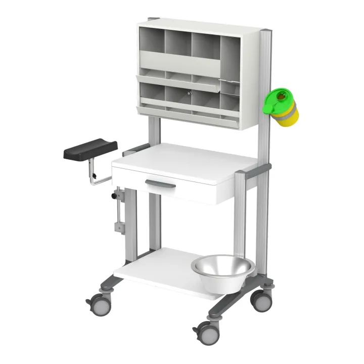 HAEBERLE doppio – Station mobile pour prélèvements et injections