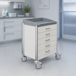 HAEBERLE keo – Chariot médical modulaire ISO à tiroirs