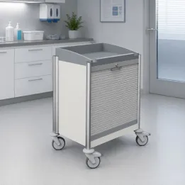 HAEBERLE keo – Chariot médical modulaire ISO avec rideau