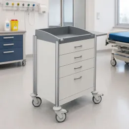 HAEBERLE keo – Station mobile technique avec tiroirs métalliques
