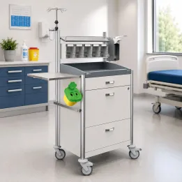 HAEBERLE keo – Station mobile de soins avec système d'injection et d'infusion