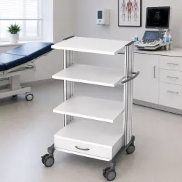 HAEBERLE swingo – Chariot à 4 niveaux pour appareils médicaux 60 cm